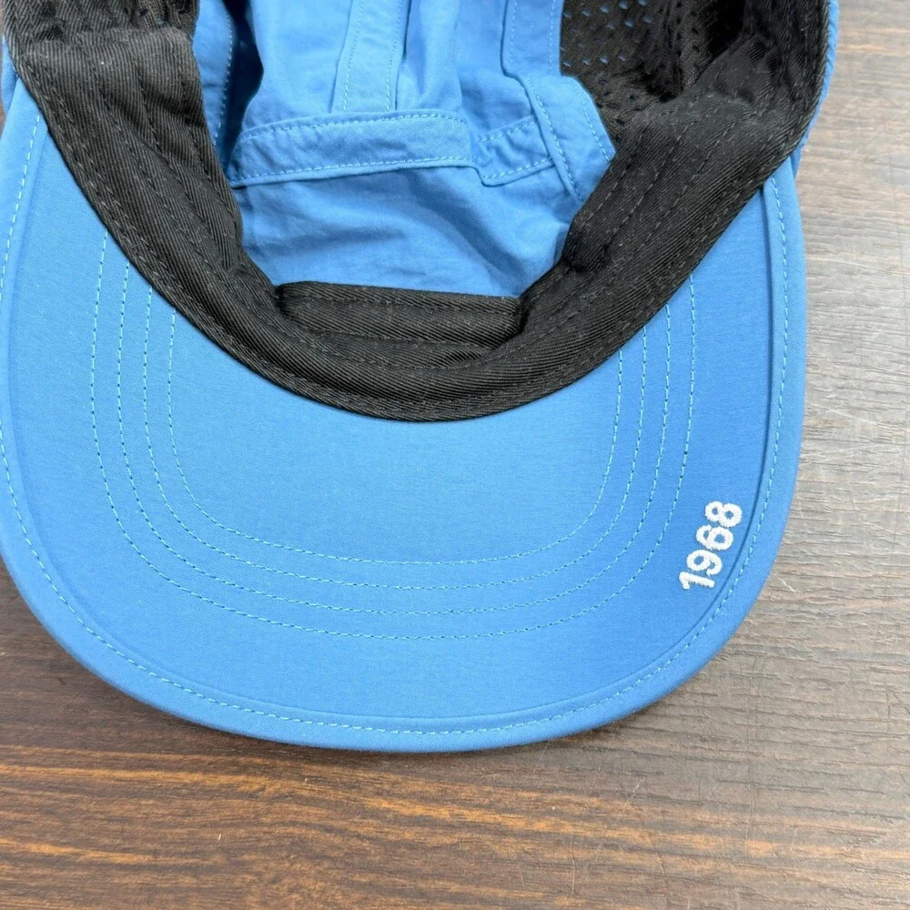 The North Face Class V Camp Hat One Size Blue 5 Panel Nylon Strapback Cap TNF